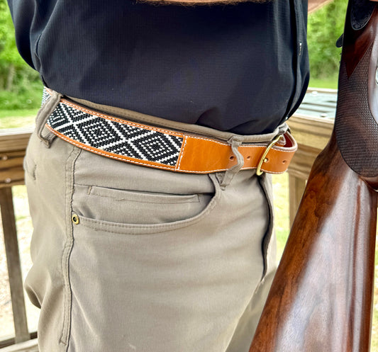 The Founder's Belt - Black & White