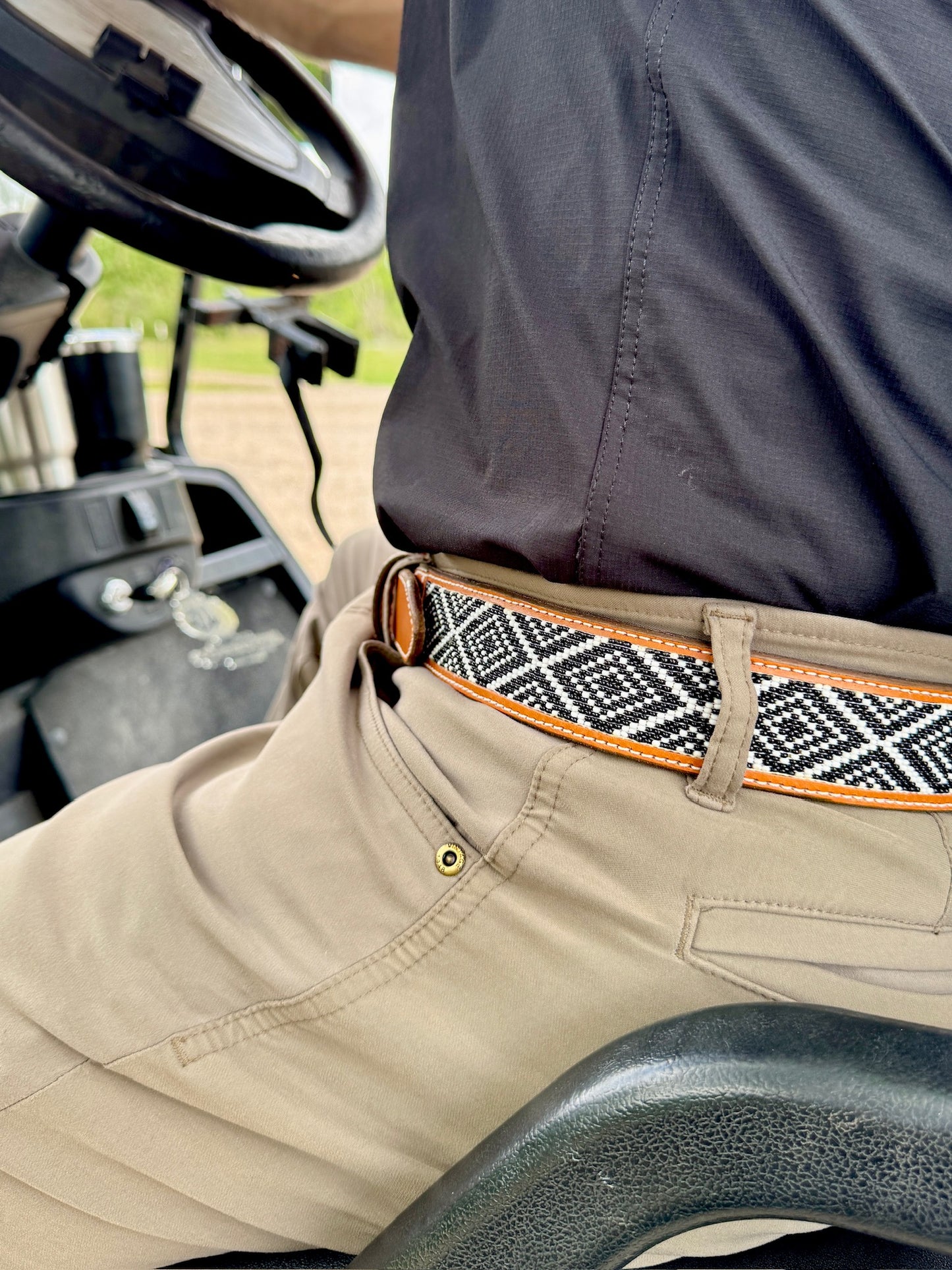 The Founder's Belt - Black & White