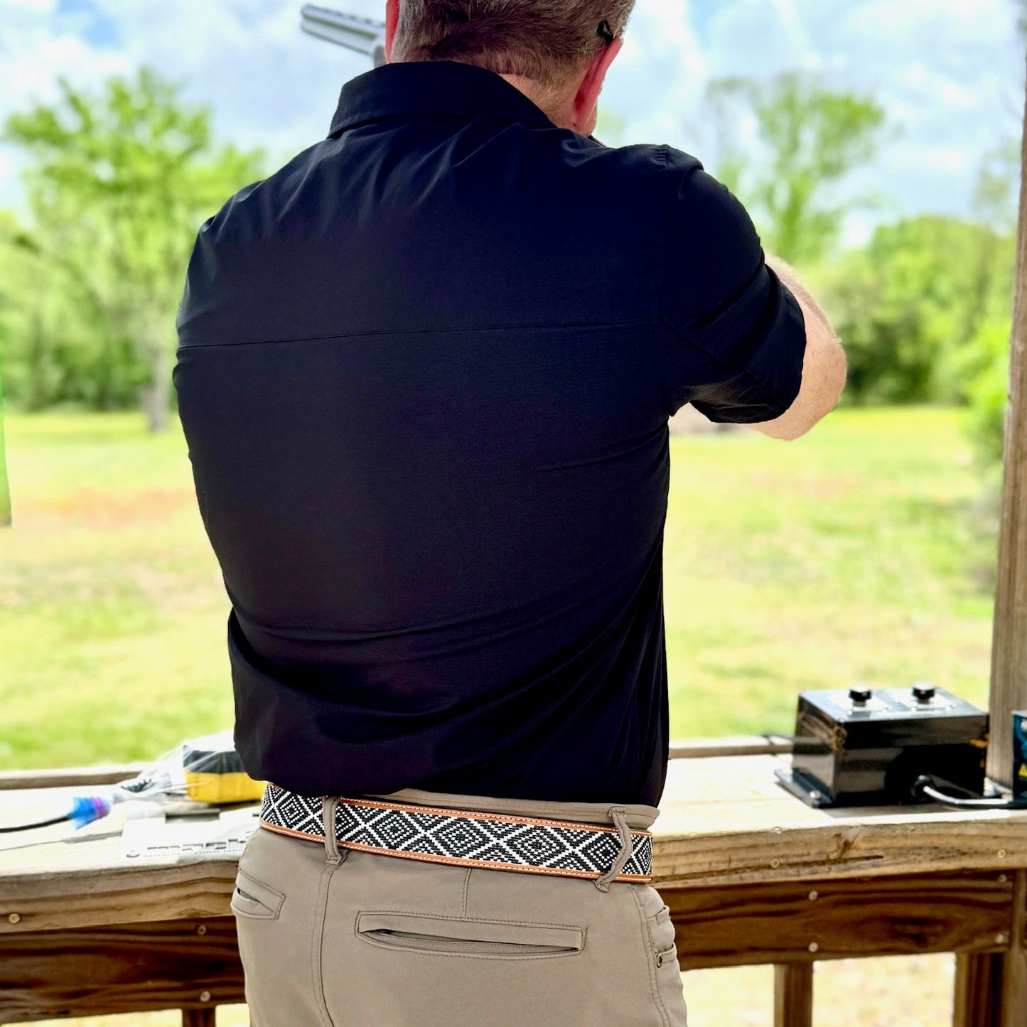 The Founder's Belt - Black & White